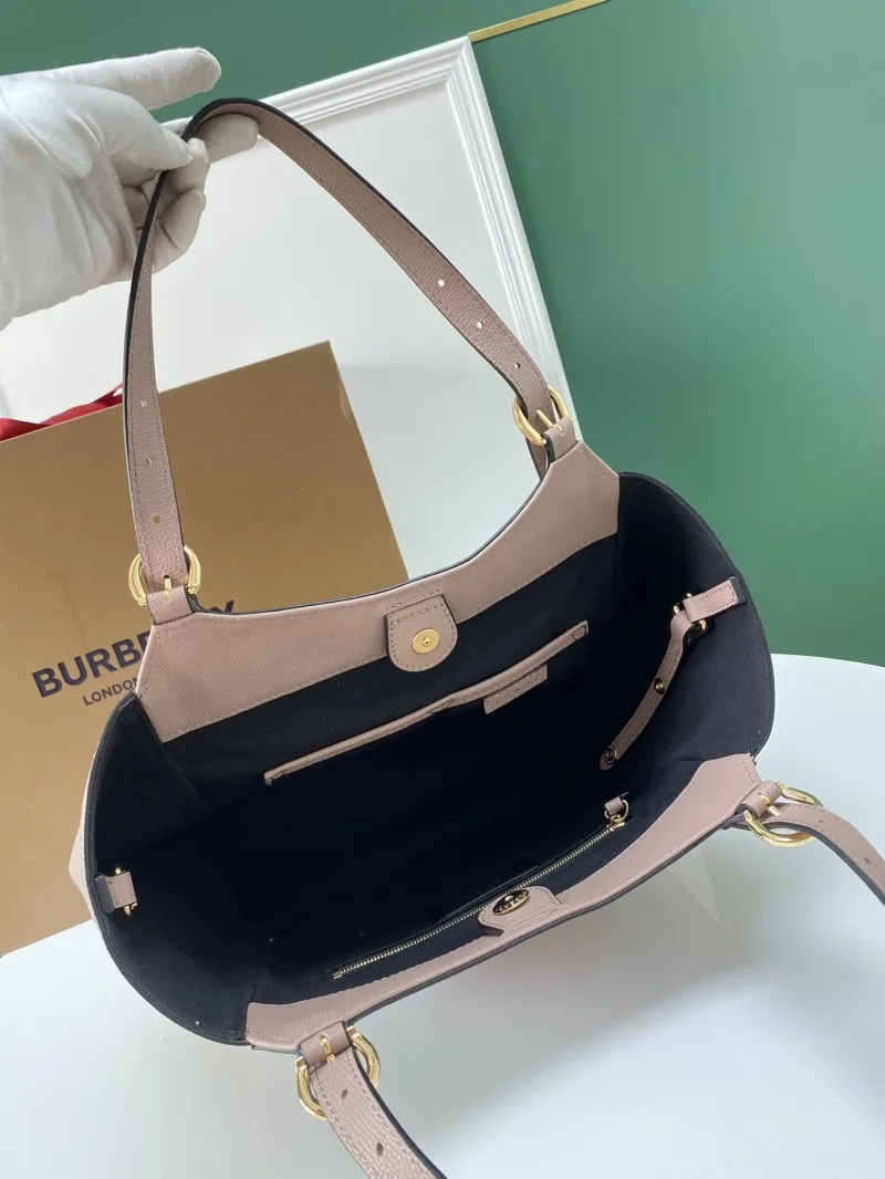 Burberry Pink Check Tote Bag - Image 6