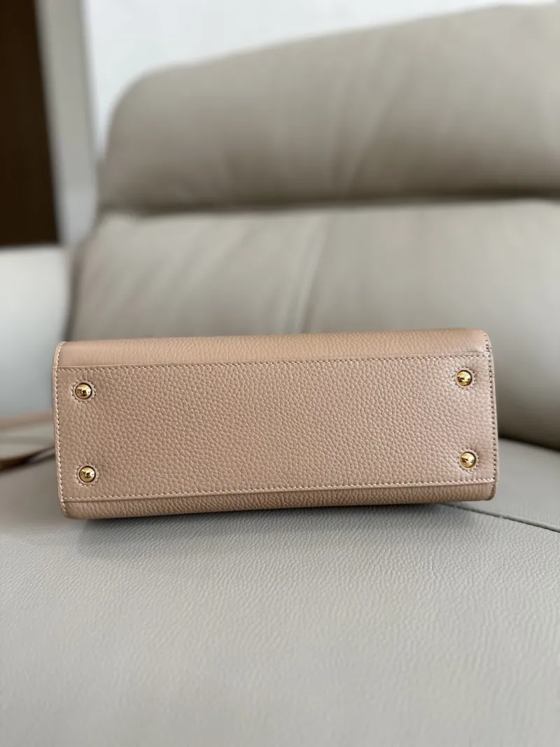 Burberry Beige Leather Tote Bag 75 - Image 4