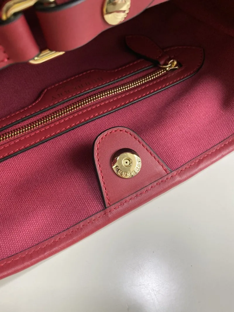 Burberry Beige Red Check Shoulder Bag 90 - Image 7