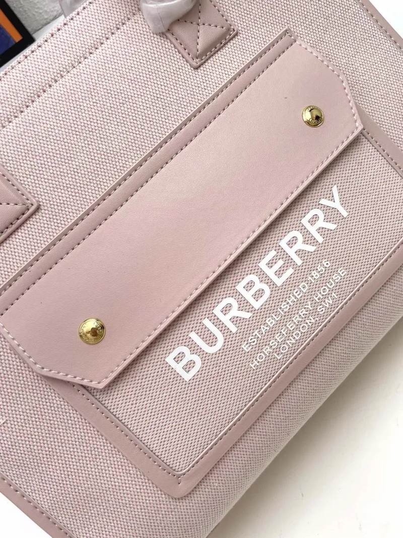 Burberry Light Pink Tote Bag 8572 Size 33 - Image 4