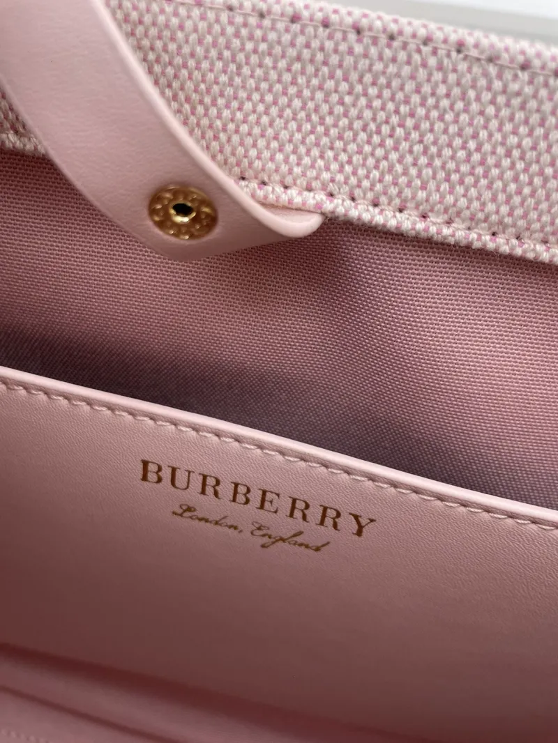 Burberry Light Pink Tote Bag 8572 Size 33 - Image 9