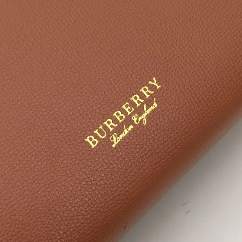 Burberry Brown Leather Handbag with Shoulder Strap - Image 5