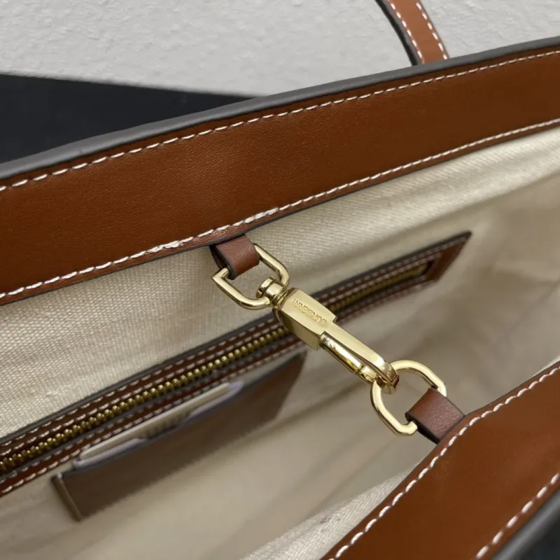 Burberry Brown Leather Tote Bag 8367 34cm - Image 7