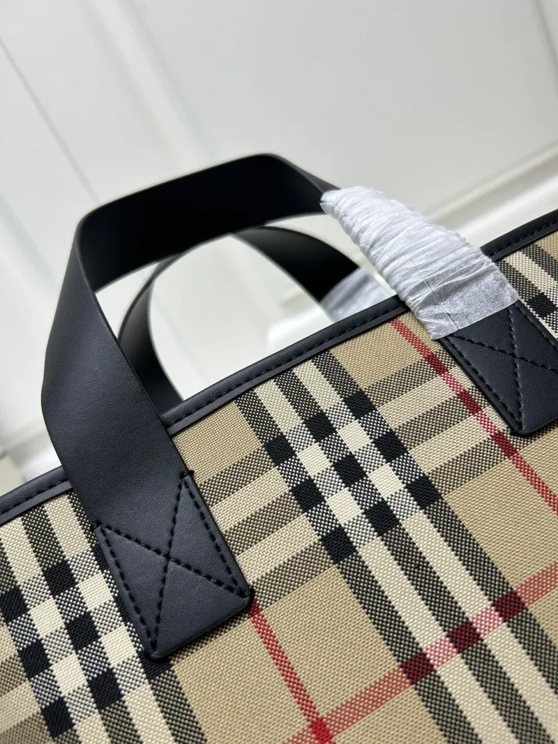 Burberry Classic Check Tote Bag 8323 - Image 3