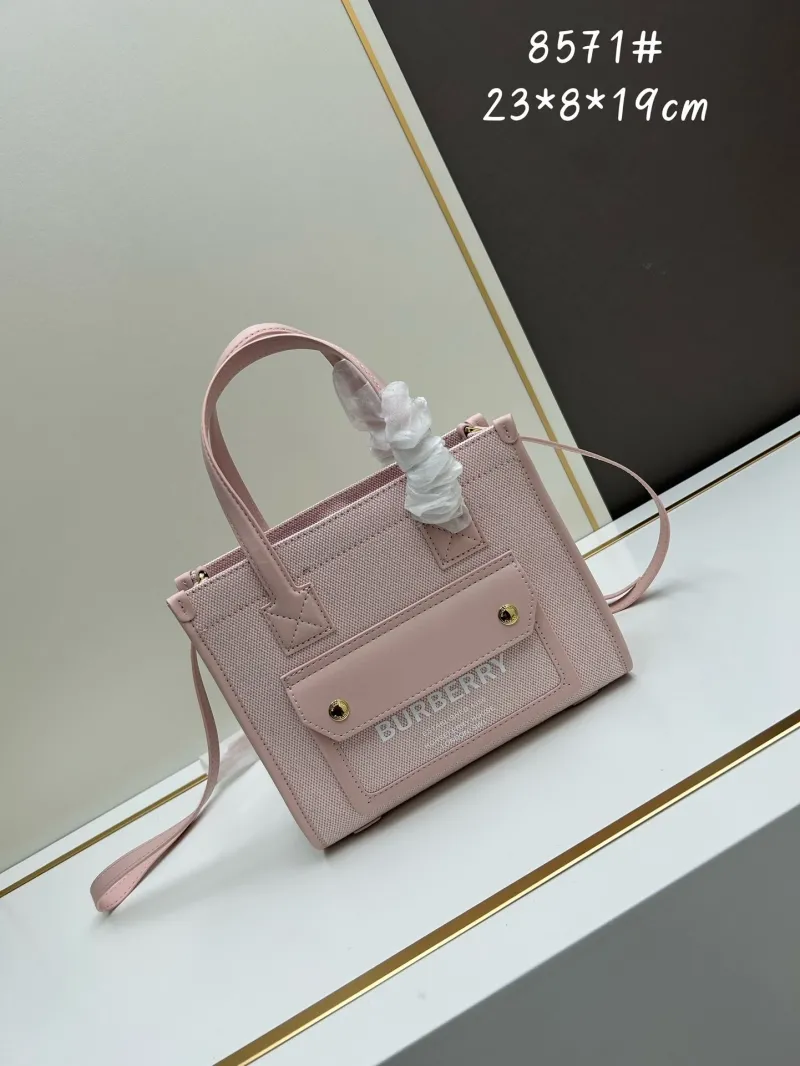 Burberry Pink Tote Bag 8571