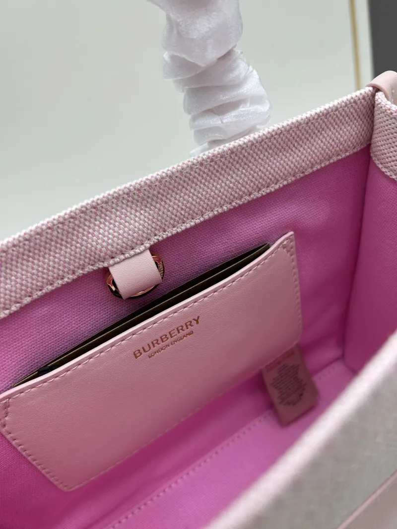 Burberry Pink Tote Bag 8571 - Image 8