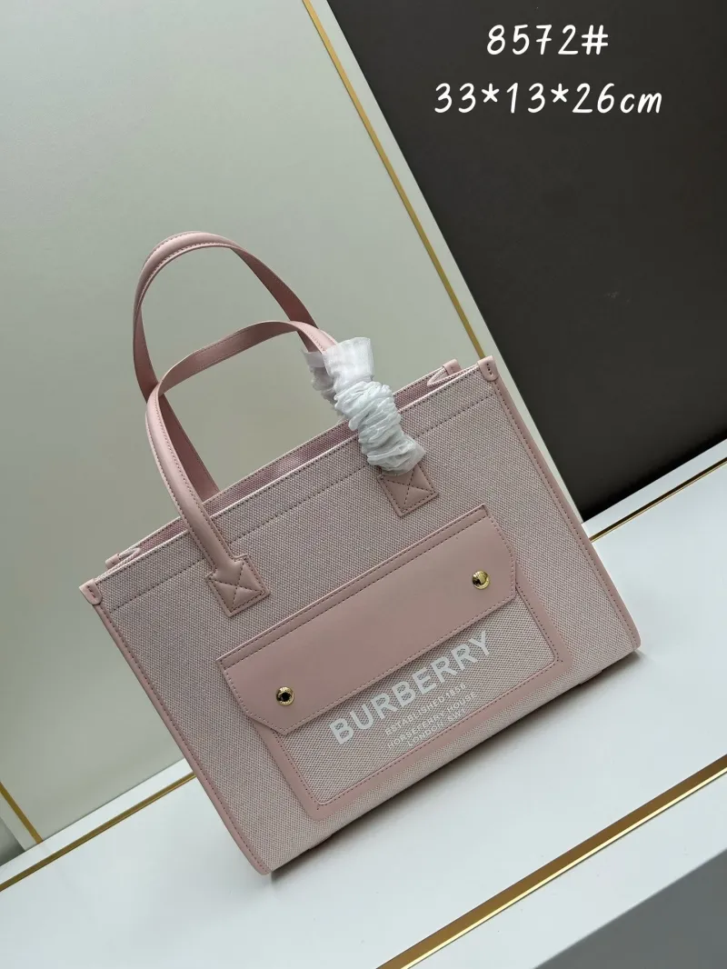 Burberry Light Pink Tote Bag 8572
