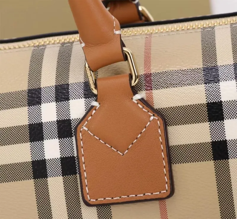 Burberry Classic Check Speedy Boston Bag - Image 6