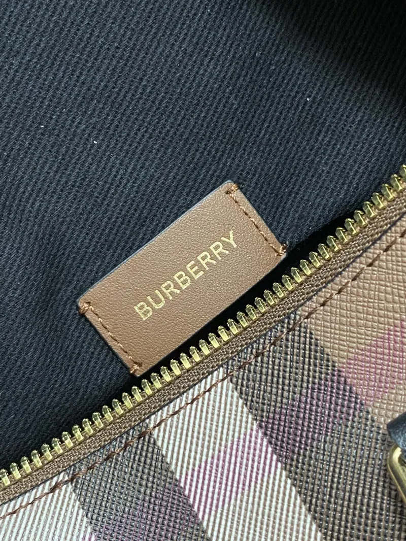 Burberry Speedy Check Shoulder Handbag - Image 9