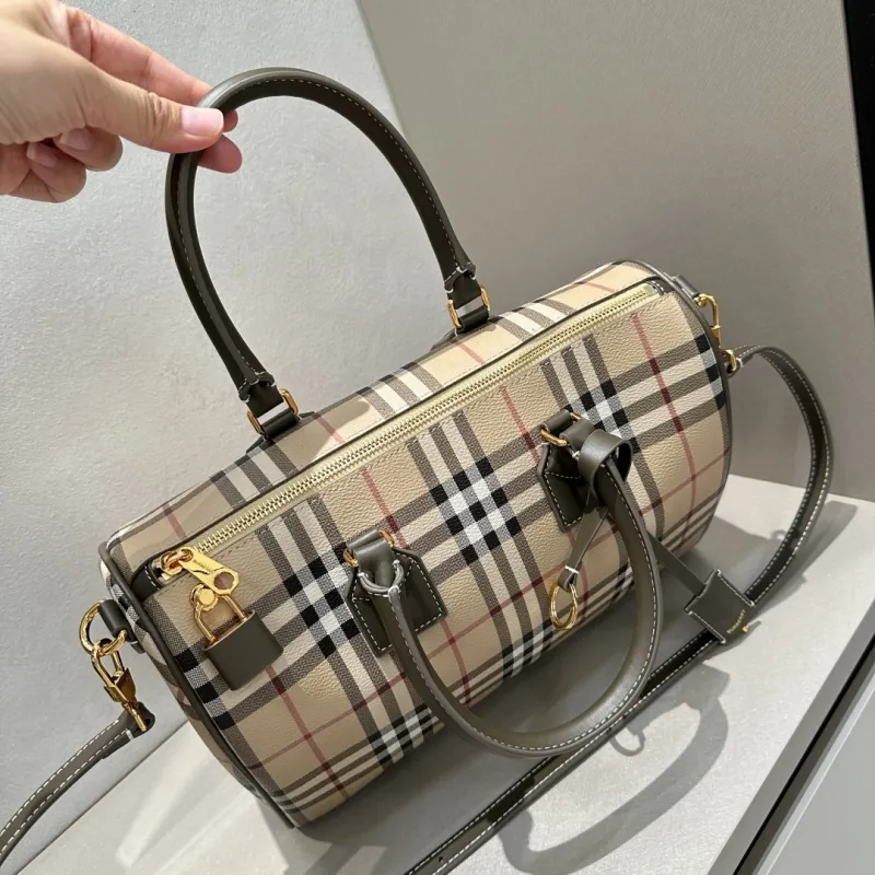 Burberry Vintage Check Speedy 24 Handbag - Image 7