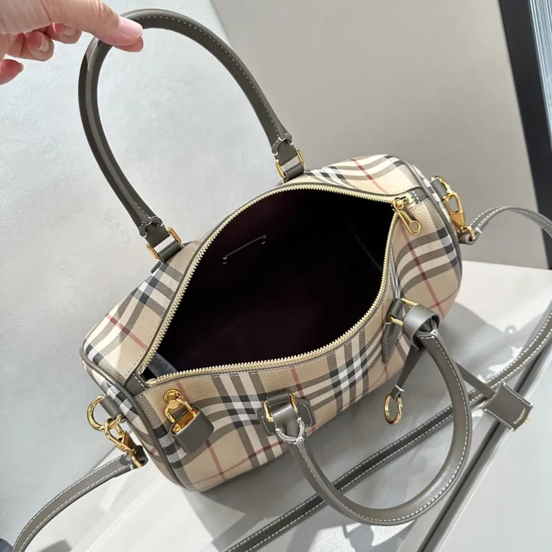 Burberry Vintage Check Speedy 24 Handbag - Image 8