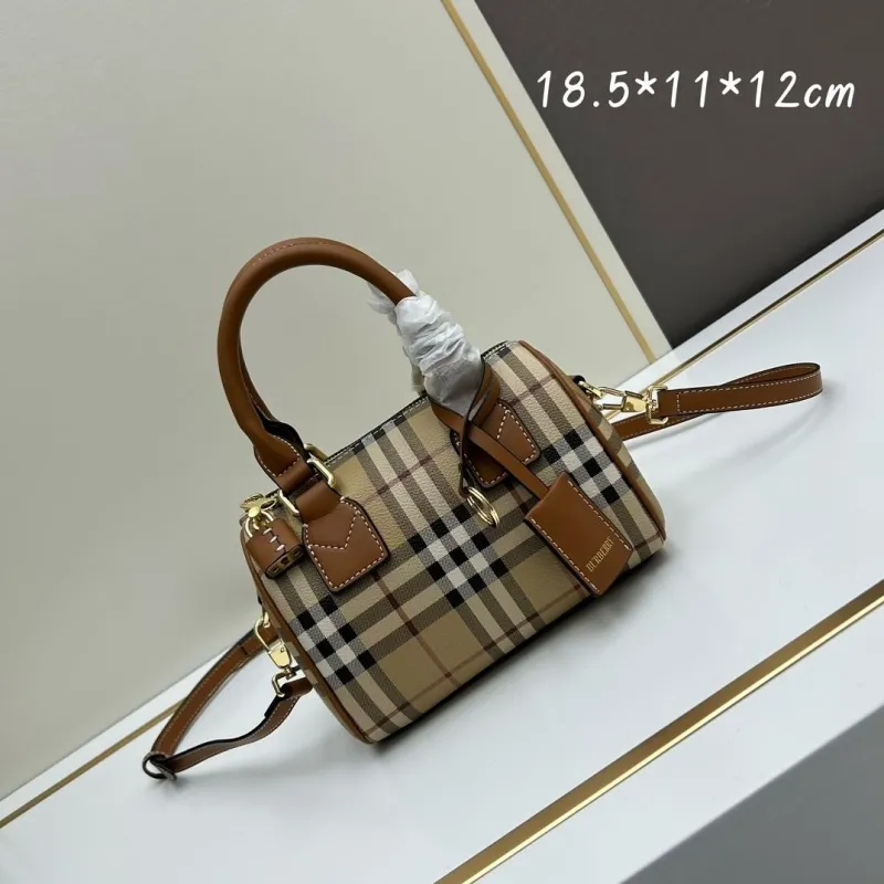 Burberry 18.5cm Classic Check Speedy Shoulder Bag
