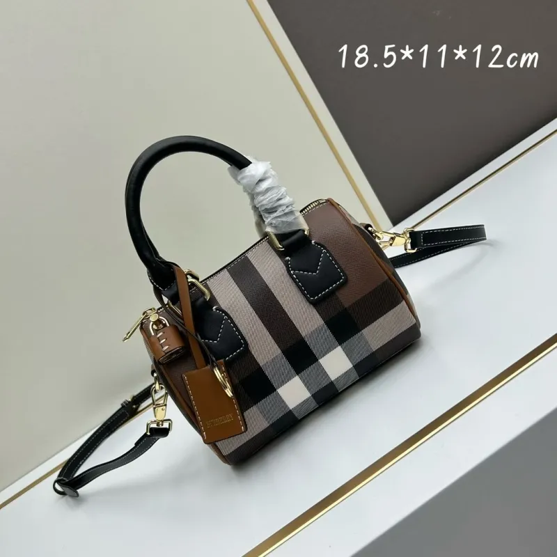 Burberry Classic Check Crossbody Handbag 18.5cm