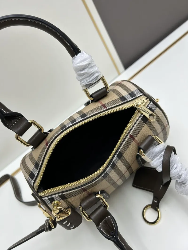 Burberry Speedy Classic Check Crossbody Bag - Image 7