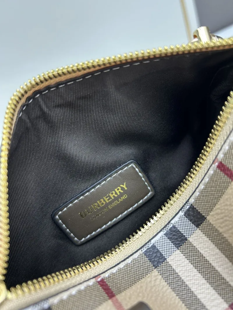 Burberry Speedy Classic Check Crossbody Bag - Image 8