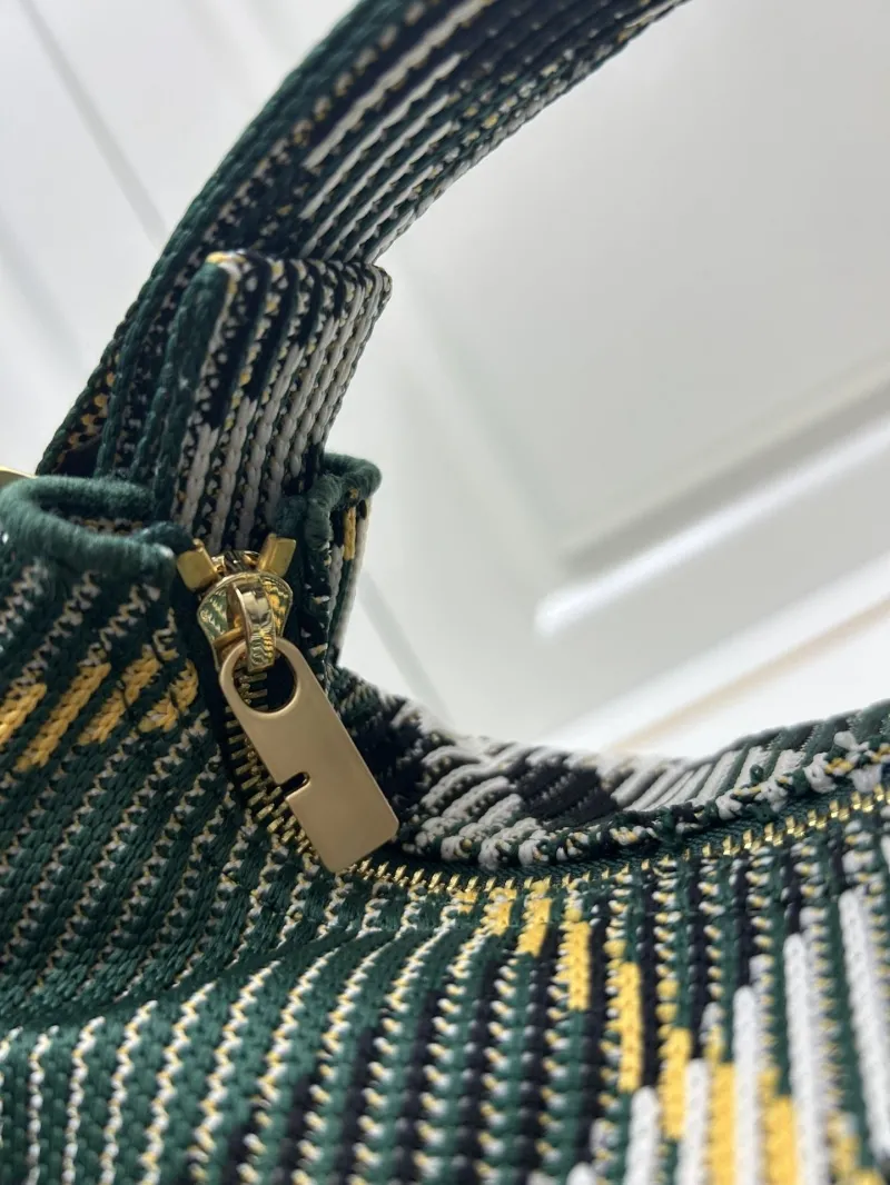 Burberry Green Plaid Top Handle Bag 8421 - Image 7