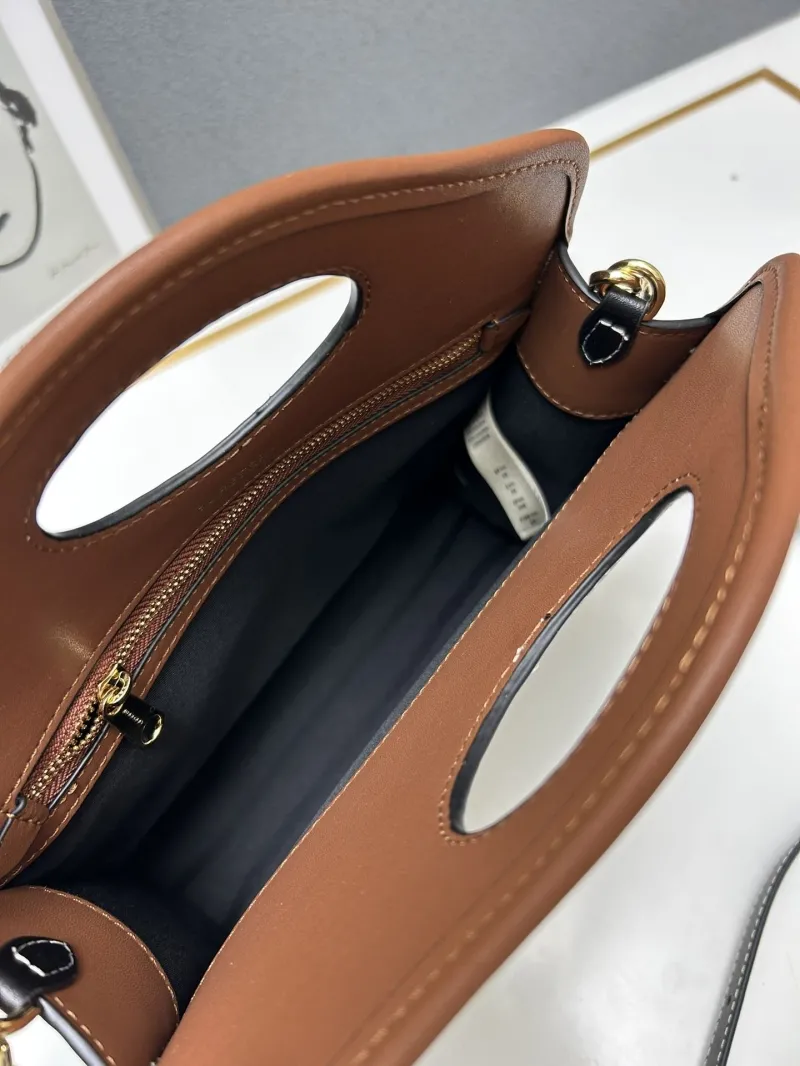 Burberry 8320 Check Top Handle Crossbody Bag - Image 8