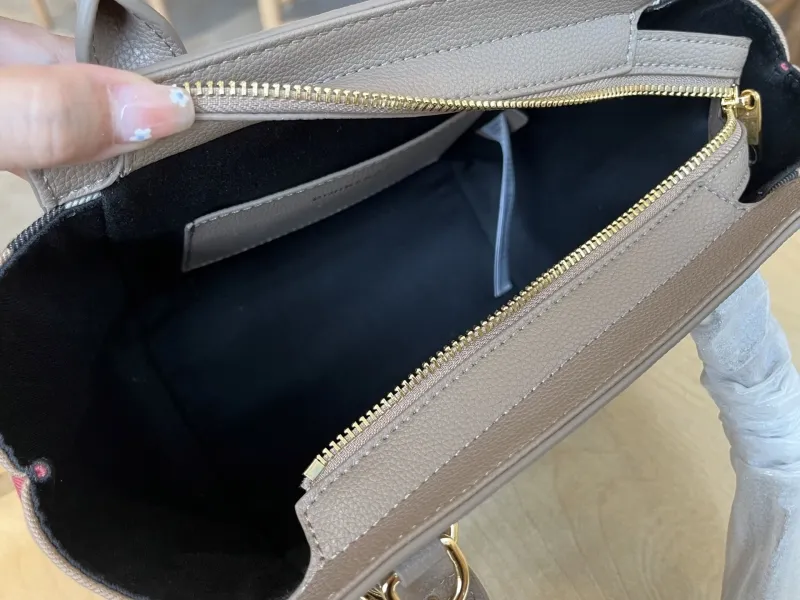Burberry Gray Top Handle Crossbody Bag - Image 8