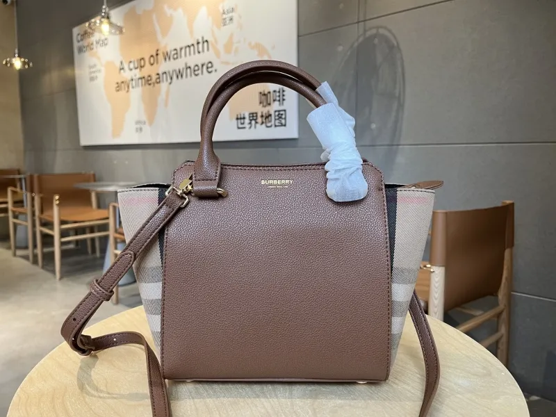 Burberry Top Handle Bags-21