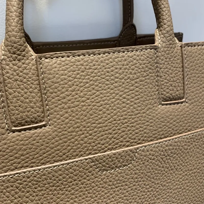 Burberry Taupe Top Handle Tote Bag 28 - Image 6