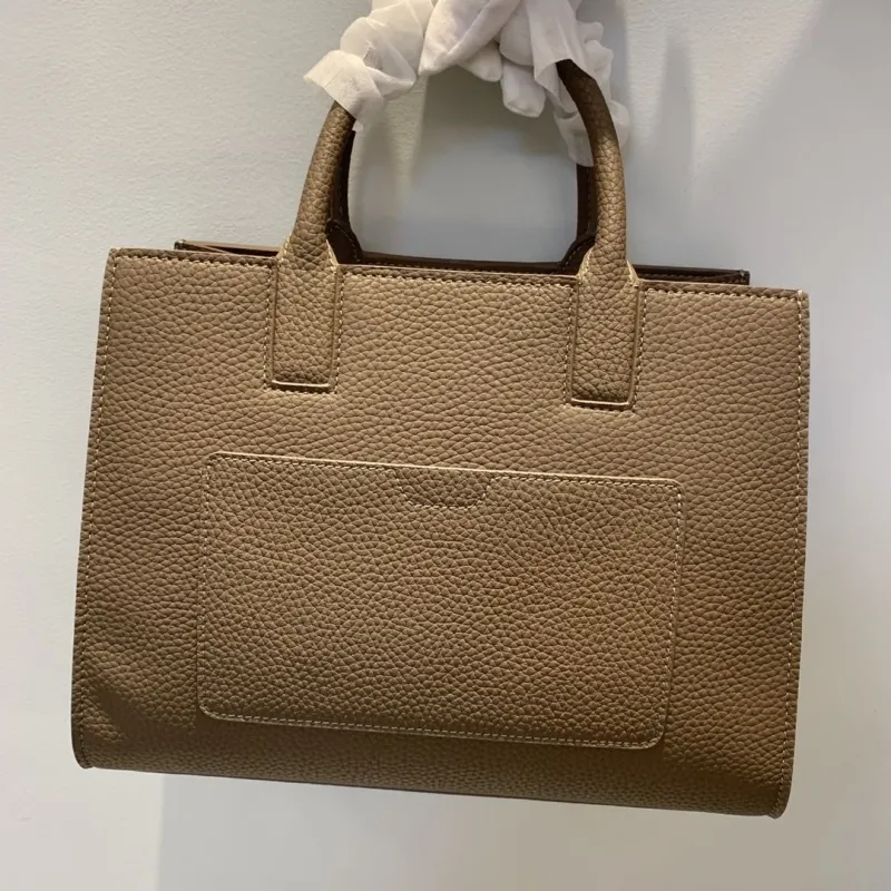 Burberry Taupe Top Handle Tote Bag 28 - Image 7