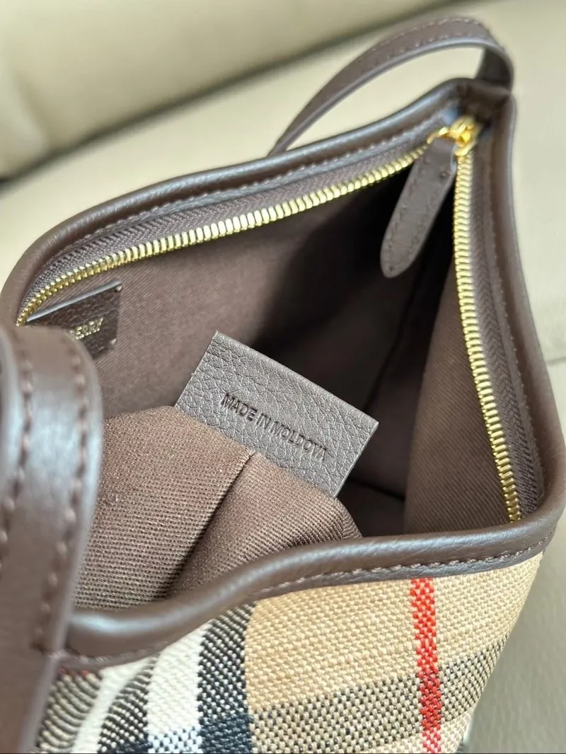 Burberry Classic Check Small Shoulder Bag - Image 7
