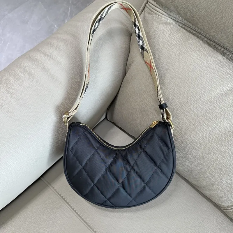 Alternative view of Burberry Black Quilted Hobo Bag 33