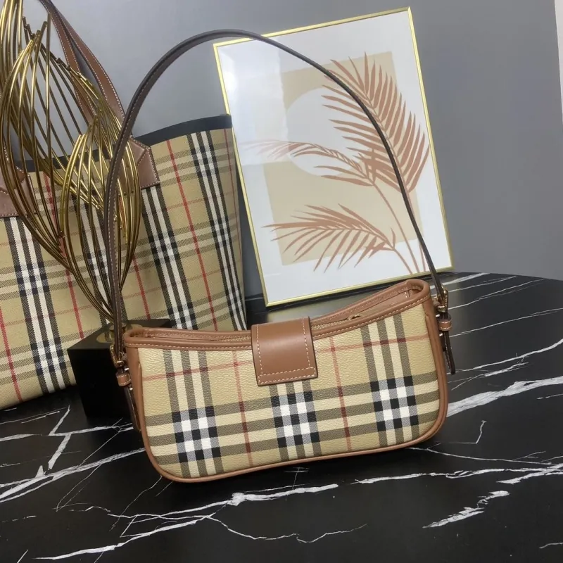 Alternative view of Burberry Brown Vintage Check Shoulder Bag