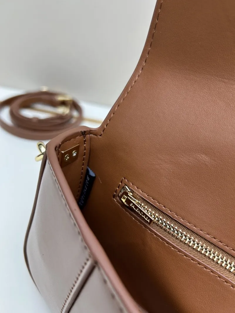 Burberry Brown Convertible Leather Shoulder Bag SKU 02606 - Image 8