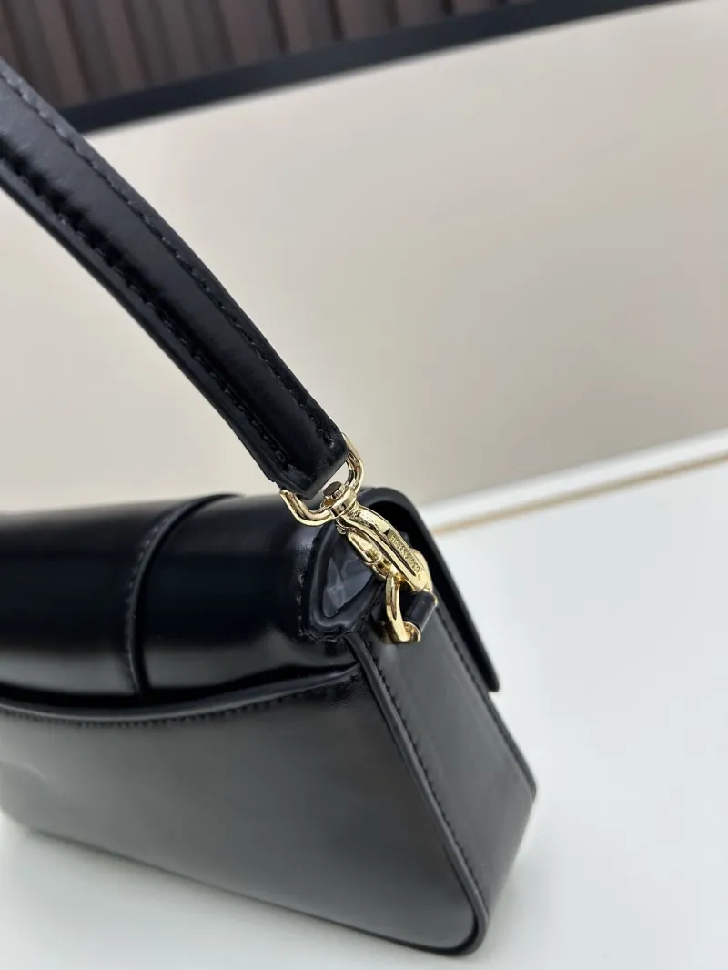 Balenciaga Black Leather Crossbody Shoulder Bag 02606 - Image 6