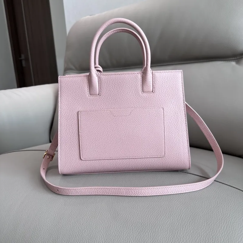 Alternative view of Burberry Pink Leather Top Handle Crossbody Tote Bag 53