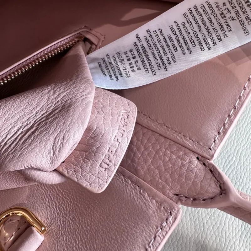 Burberry Pink Leather Top Handle Crossbody Tote Bag 53 - Image 6