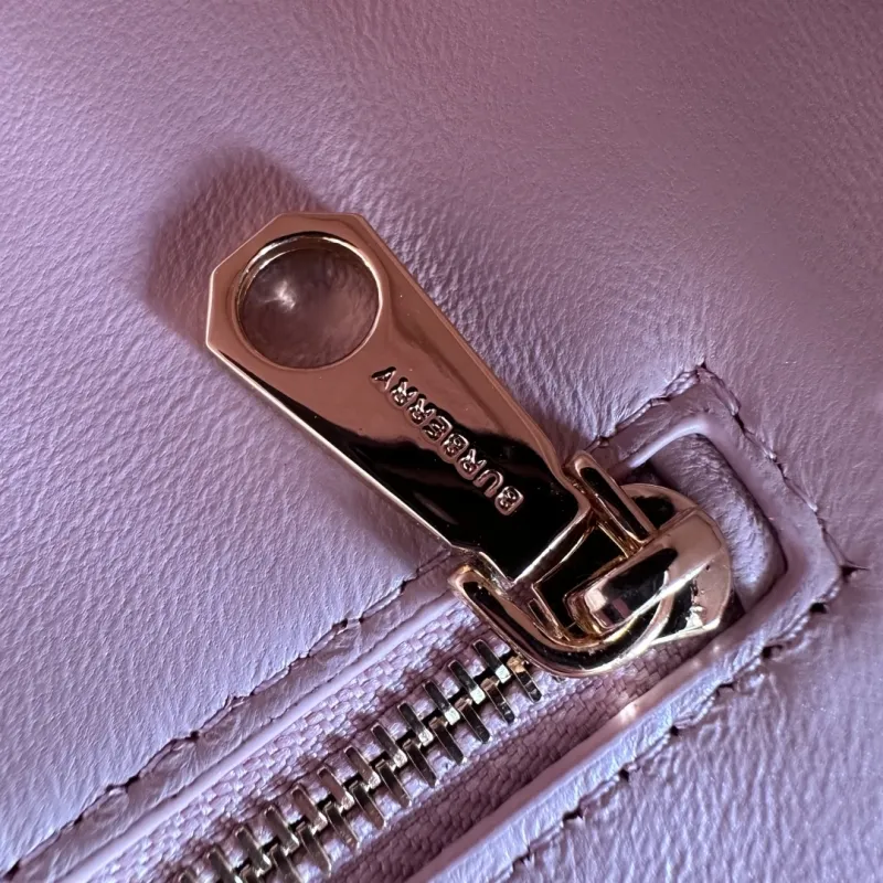 Burberry Pink Leather Top Handle Crossbody Tote Bag 53 - Image 9