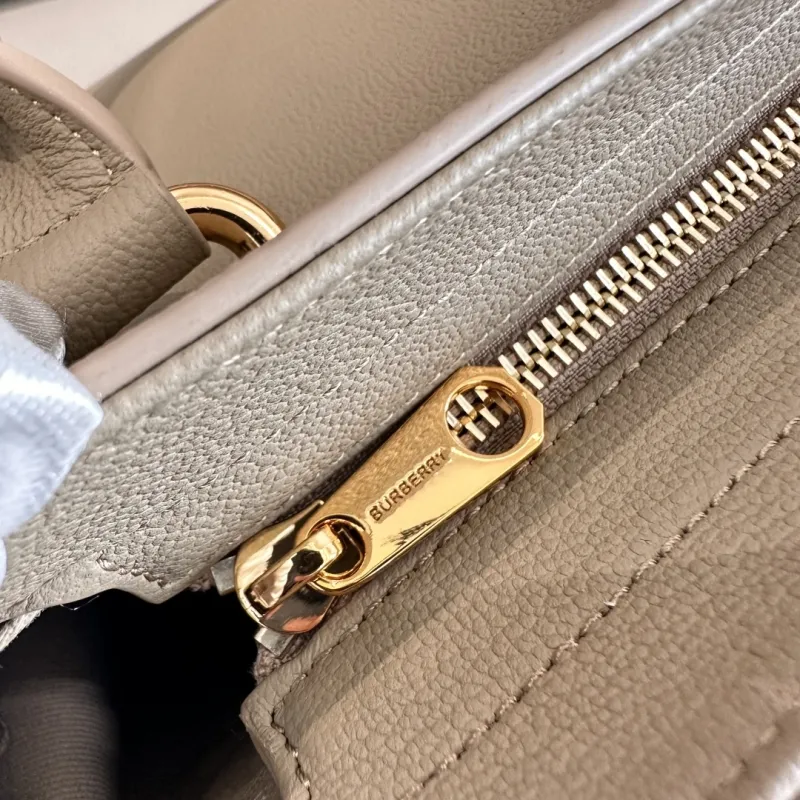 Alternative view of Burberry Light Gray Top Handle Crossbody Bag