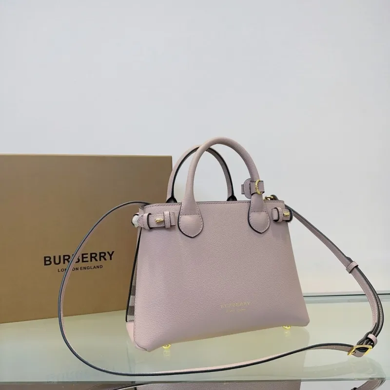 Alternative view of Burberry Pale Pink Top Handle Crossbody Bag Model 64