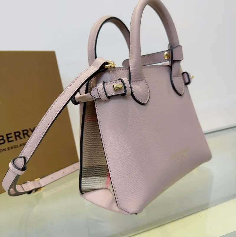 Burberry Pale Pink Top Handle Crossbody Bag 65 - Image 4