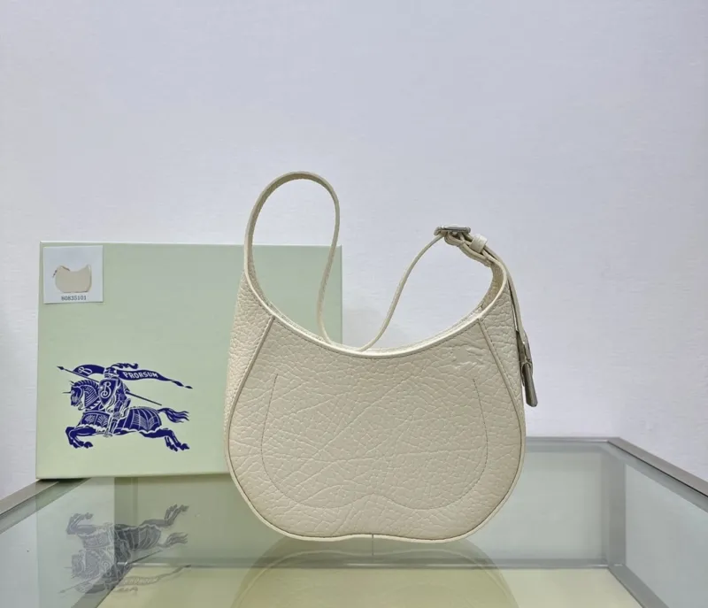 Burberry Cream Hobo Shoulder Bag 80835101