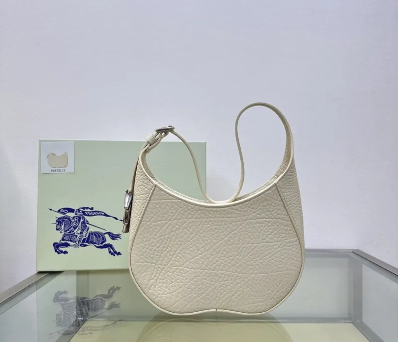 Alternative view of Burberry Cream Hobo Shoulder Bag 80835101