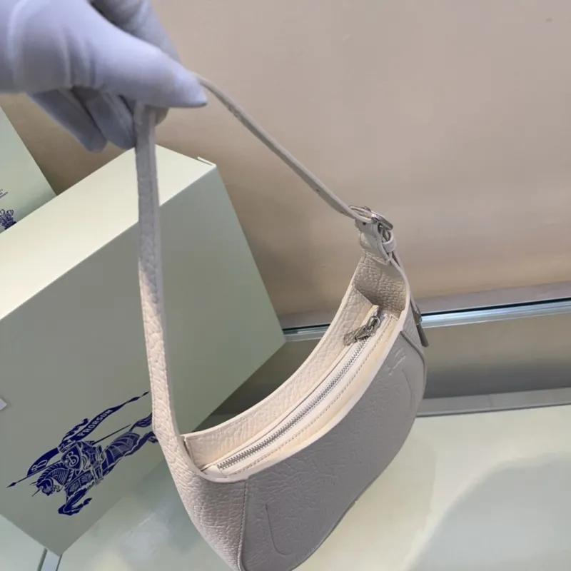 Burberry Cream Hobo Shoulder Bag 80835101 - Image 7