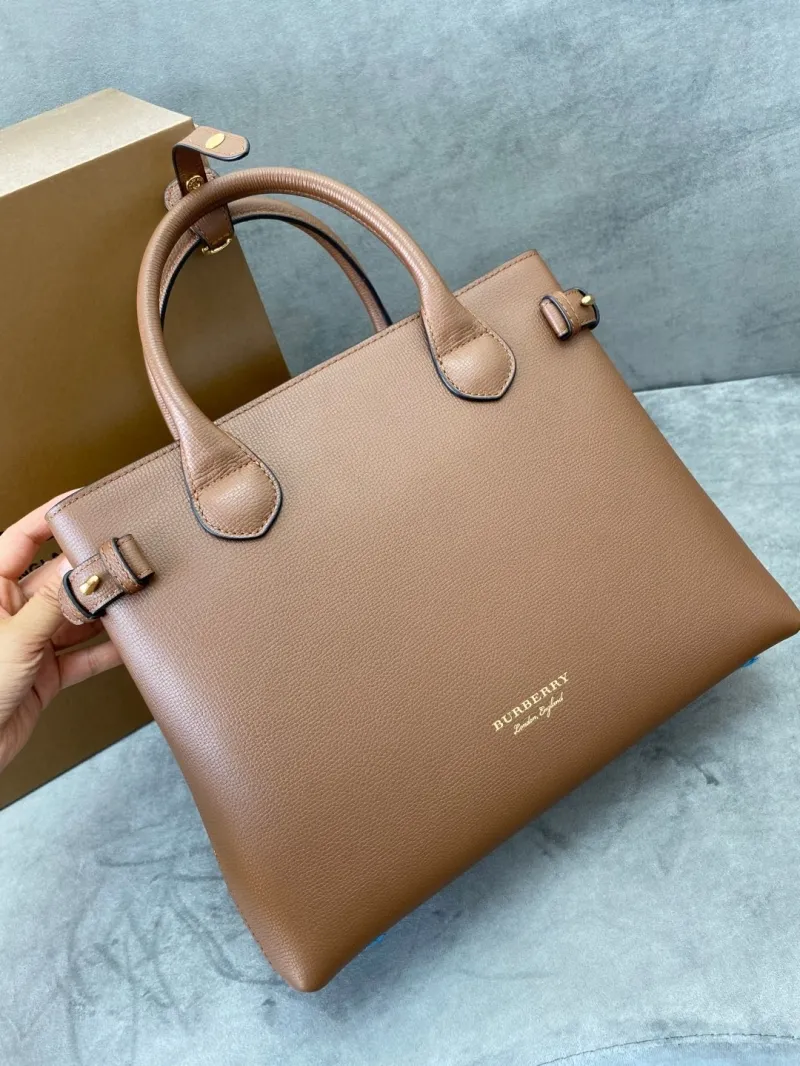 Alternative view of Burberry Brown Top Handle Bag 80