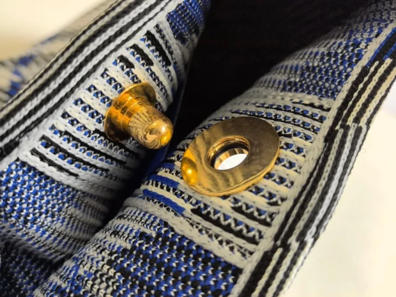 Burberry Blue Check Hobo Bag 81 - Image 9