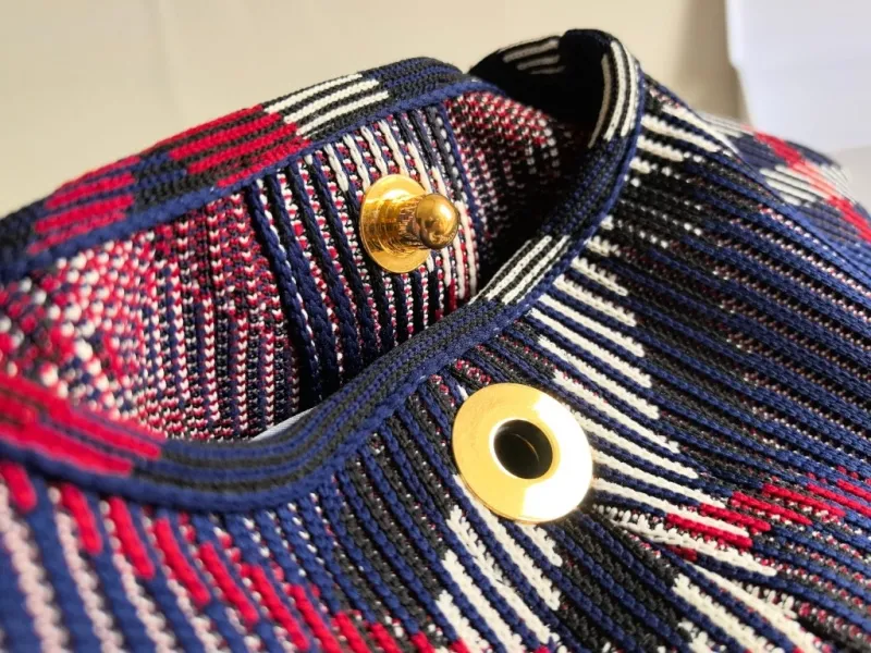 Burberry Navy Check Shoulder Bag 82 - Image 6
