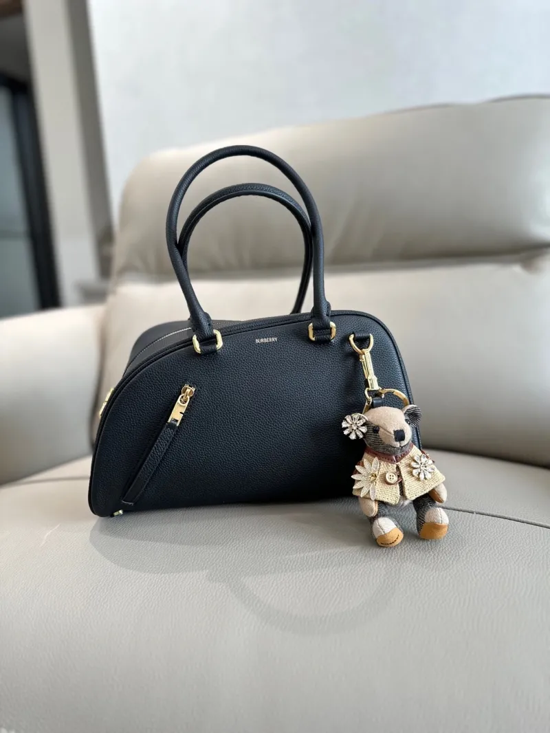 Alternative view of Burberry Black Leather Top Handle Bag