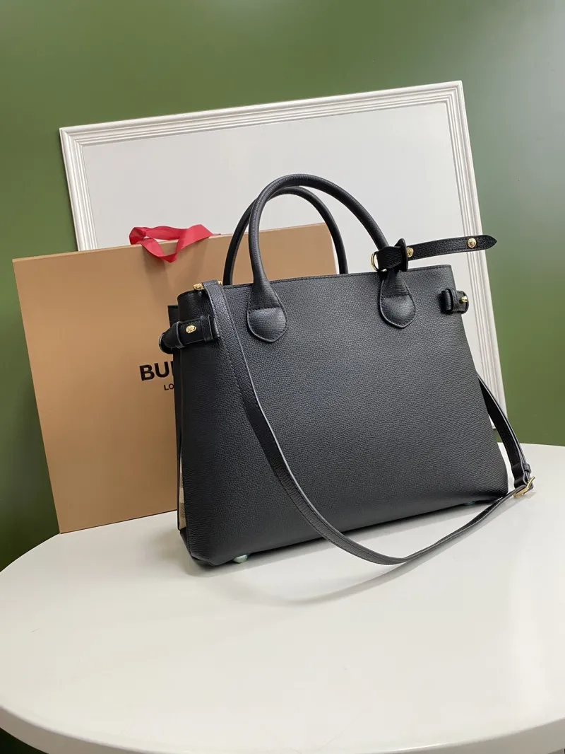 Alternative view of Burberry Black Top Handle Bag 85