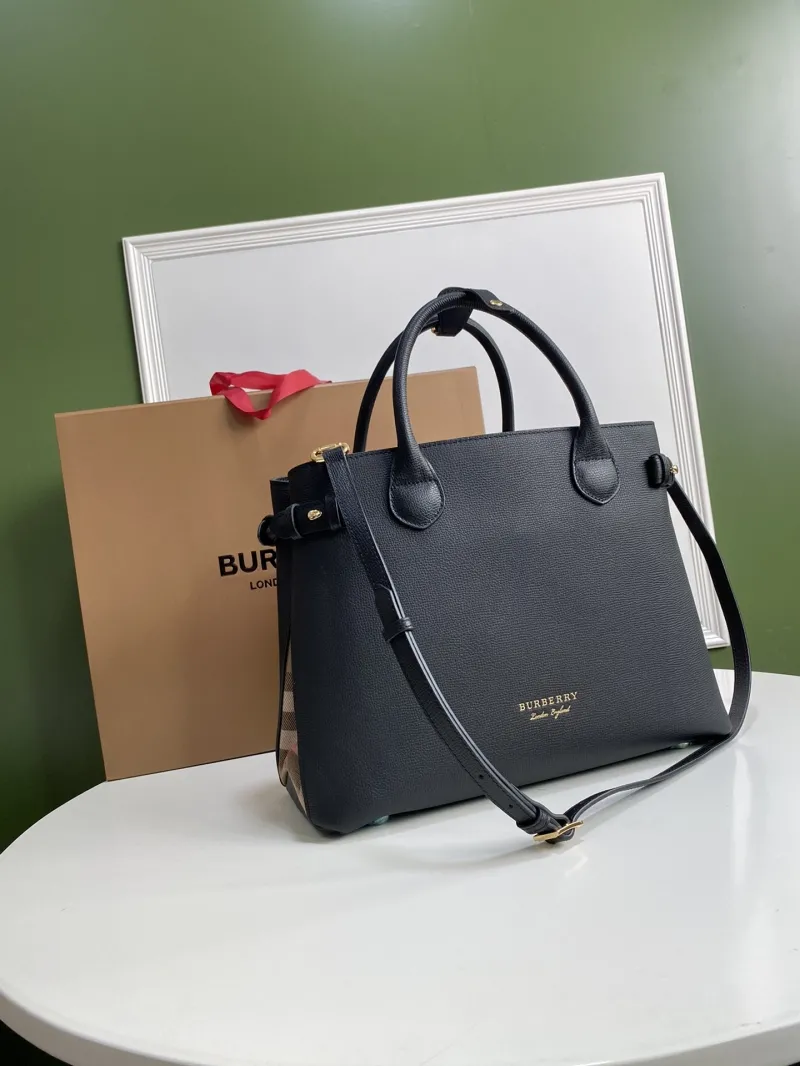 Burberry Black Top Handle Bag 85 - Image 3