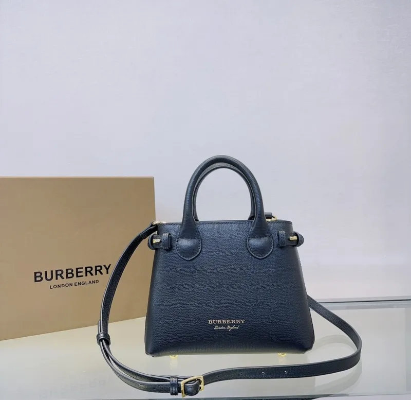 Burberry Black Mini Top Handle Crossbody Bag