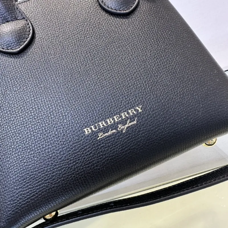 Burberry Black Mini Top Handle Crossbody Bag - Image 4