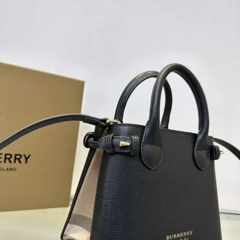 Burberry Black Mini Top Handle Crossbody Bag - Image 5