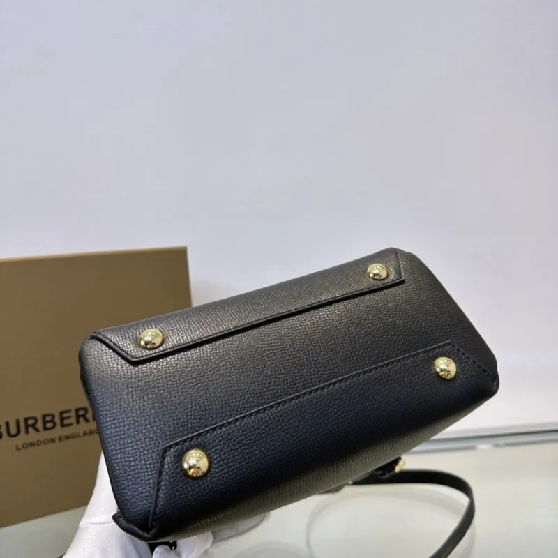 Burberry Black Mini Top Handle Crossbody Bag - Image 6