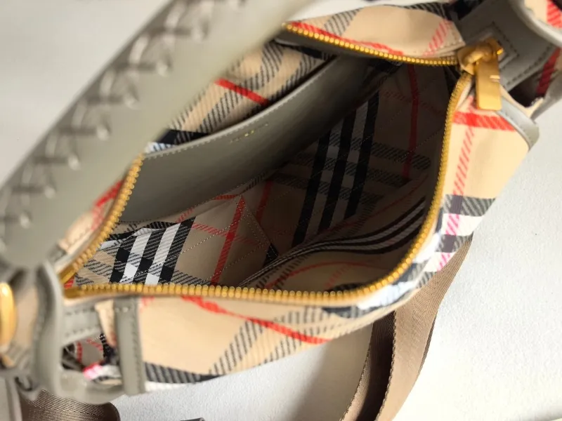 Burberry Classic Check Saddle Crossbody Bag - Image 8